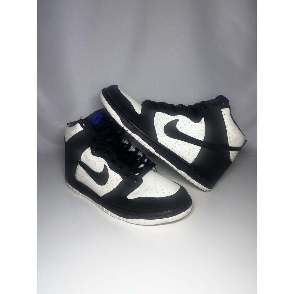 Size 9 - Nike Dunk High Sail Black Royal